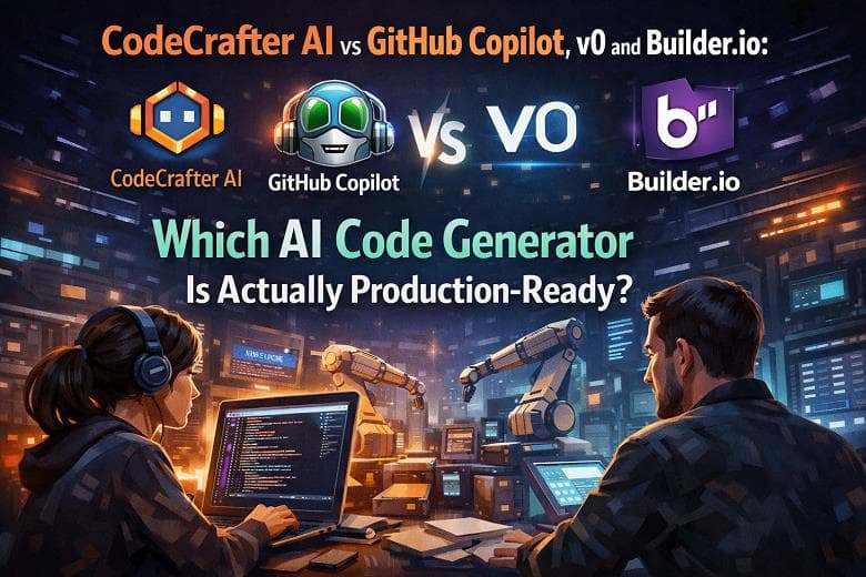 AI Code Generators Compared: Copilot vs ChatGPT vs CodeCrafter